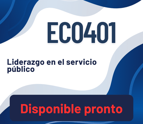 EC0401 - Liderazgo en el servicio público
